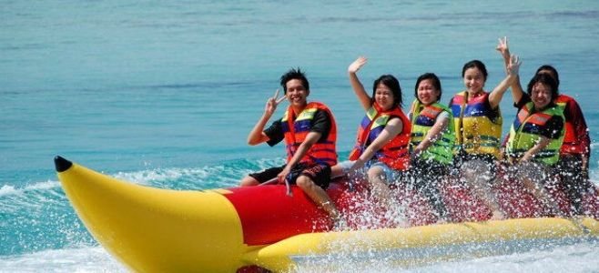 Water Sport Banana Boat Paket Wisata Pulau Tidung